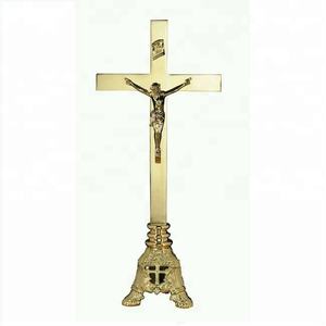 Crucifijo de Latón para Suministros Religiosos - Product Image 1