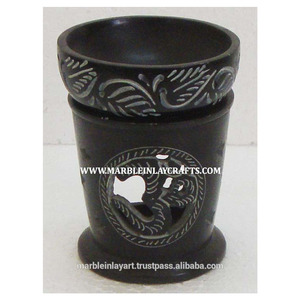 Black Soapstone Beautiful Black Color <b>Oil</b> <b>Diffuser</b> - Product Image 1