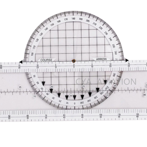 THƯỚC ĐO Điều Hướng Hàng Không Xoay Azimuth Thước Đo Chuyến Bay Với Thước Đo Góc & Thước Đo Tỷ Lệ Dặm Hàng Hải - Product Image 3