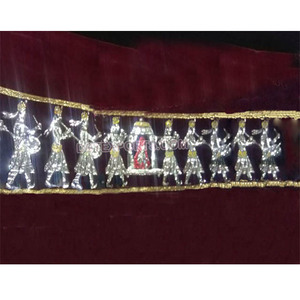 Traditional Indian Dulhan Doli Theme Backdrop Indian Wedding Backdrop <b>Curtains</b> Embroidered <b>Curtain</b> Manufacturer and Exporter - Product Image 1