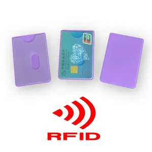 Giá Thấp Tùy Chỉnh Đầy Đủ Màu Sắc Chủ Thẻ Tín Dụng Với RFID Chặn