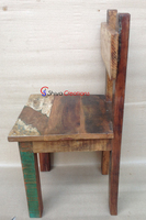 Chaise haute pour bébé en bois massif recyclé écologique de haute qualité Shiva, nouveau design d'usine, pour enfants, bébés, chambre, hôtel, salon