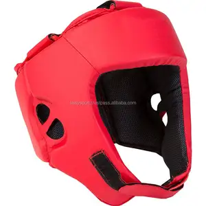 Protector de cabeza de boxeo para entrenamiento MMA, ajustable, acolchado, KARA, para mejillas, protección de frente y oreja