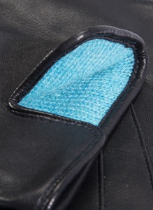 Gants en cuir de mouton doublés de cachemire pour femmes Gants de conduite en peau d'agneau classiques Accessoires d'hiver chauds et élégants pour femmes - Product Image 4