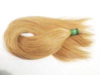 Cheveux humains brésiliens 100% naturels, teints, lisses, blonds, grade 6A-10A, longueur 8"-30", double trame machine, cheveux en vrac 100g