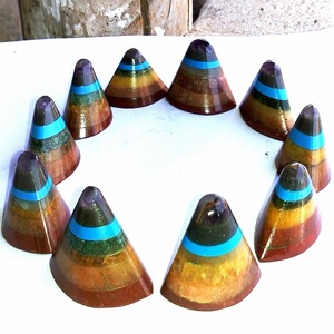 Cristal Sept Chakra Oeil Belle Agate Naturelle Sept Pierre Reiki Guérison Pierre Précieuse Cristal Pierre Agate Grossiste - Product Image 3