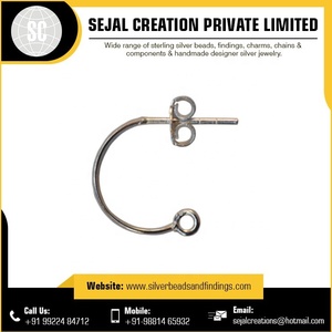 925การค้นหาและส่วนประกอบเครื่องประดับลวดเงินสเตอร์ลิง - Product Image 3