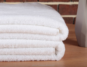Toallas de baño Extra duraderas de algodón de alta calidad, lavables, blancas, Textiles de Hotel, tela de rizo - Product Image 2