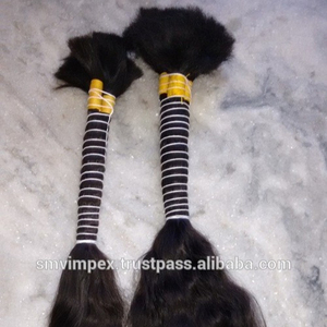 Tissage de cheveux Remy bonne qualité, cheveux à bout épais, tissage Cheveux humains traditionnels du sud-indien, nouvelle collection, tissage de cheveux - Product Image 2