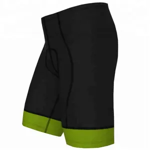 Ligne de production complète de shorts de cyclisme personnalisés, vêtements de sport respirants, 80% polyester, 20% élasthanne, unisexe, service OEM, couleur corail - Product Image 1