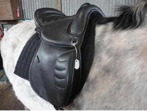 Sillín de doma inglesa de cuero para montar a caballo/sillines de caballo - Product Image 3