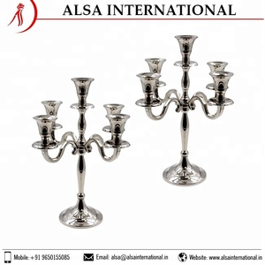 เชิงเทียนสีบรอนซ์สูงสำหรับงานแต่งงานอุปกรณ์สำหรับคริสต์มาส - Product Image 4