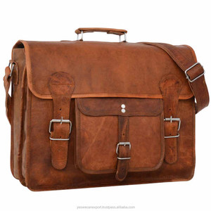 Meilleures ventes du fabricant direct sac à bandoulière unisexe en cuir vintage marron véritable loisirs bohèmes écologiques - Product Image 1