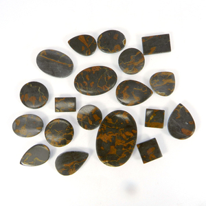 Lote al por Mayor de 50 Gramos de Jaspe Araña Natural, Cabujón de Forma Mixta, Piedra Preciosa en Oferta - Product Image 2