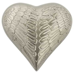 Urna Funeraria de Metal con Forma de Corazón y Rosa Dorada Grabada, para Cenizas Humanas, Estilo Americano/Europeo - Product Image 3