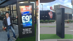 Reproductor de publicidad con pantalla táctil, carteles digitales dinámicos con pantalla táctil LCD 4k <span class=keywords><strong>para</strong></span> exterior, 65 y 55 pulgadas - Product Image 5