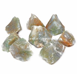 Light Moss Agate Raw Tumbled Stones - Product Image 1