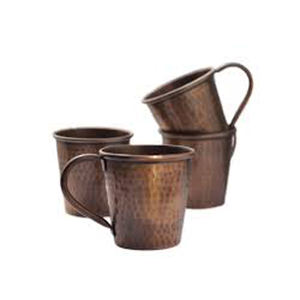 Antiqui Hammered Copper Moscow Mule Mug Set of 4 - Product Image 1