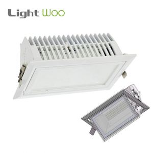 ไฟดาวน์ไลท์ LED ทรงสี่เหลี่ยมผืนผ้า ปรับได้ เคลื่อนย้ายได้ 30w 50w  ฝังฝ้าเพดาน  ความสว่างสูง ประหยัดพลังงาน - Product Image 4