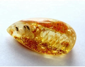 Poland Cabochon สีเหลืองสีเหลืองอำพันธรรมชาติ - Product Image 2