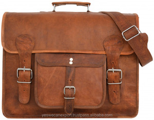 Meilleures ventes du fabricant direct sac à bandoulière unisexe en cuir vintage marron véritable loisirs bohèmes écologiques - Product Image 4