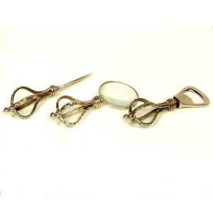 Lupa de madera náutica hecha a mano con mango único, accesorios de decoración para el hogar - Product Image 3