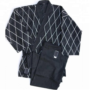 Uniformes de karaté noirs de haute qualité pour adultes unisexe polyester/coton - Product Image 1