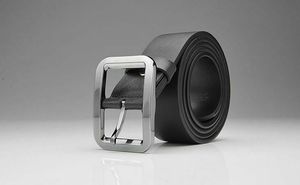 Custom Logo Solid Brass Pin Buckle Genuine Leather Prong <b>Belts</b> Casual Dress Men's Women's Waistband Waist Strap - Product Image 5