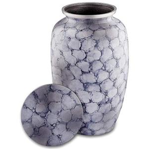 Nuevo azul fuego Memorial latón Metal/aluminio adultos humanos Funeral la cremación las cenizas urnas Americano/estilo europeo - Product Image 1