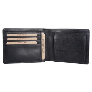 Indian Exporter <b>RFID</b> Black <b>Wallet</b> for Men Premium Leather Slim <b>Wallet</b> with Secure <b>RFID</b> Protection Available For Sale - Product Image 3