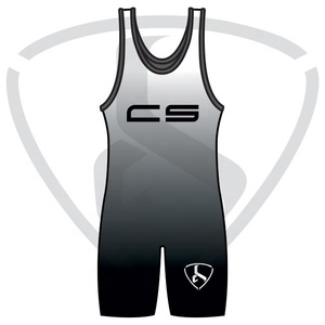 Customized Factory Wholesale <b>Weightlifting</b> Uniform High Quality Professional <b>Weightlifting</b> Uniforms Men Wrestling <b>Singlets</b> - Product Image 4