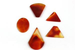 AAA grado alta calidad 5 piezas Natural rojo ónix piedras preciosas sueltas hermosos cabujones con parte posterior plana suave Multi-forma al por mayor - Product Image 4