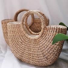 Bolso de Paja Abierto Estilo Bohemio, Hecho a Mano, Sostenible, Fabricante Mayorista, Suministro para Tiendas Minoristas, Duradero, Ligero, Vietnam - Product Image 4