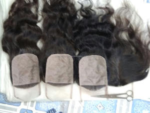 ที่ปิดลูกไม้ผมแท้จากอินเดียแบบ100% ไม่หลุดร่วงในสีเดิม - Product Image 2