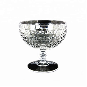 EL AG-305 Acrylic <b>Plastic</b> Single Wall Food Grade Ice Cream <b>Cups</b> Made in Taiwan for Wholesale OEM - Product Image 1