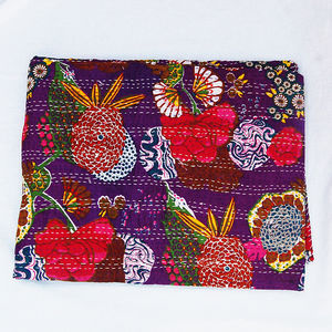 Wholesale Kantha <b>Quilt</b> 100% Cotton Kantha <b>Throw</b> Blanket Hand Stitched Kantha <b>Quilt</b> - Product Image 6