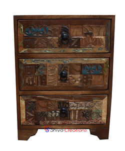 2018 vente chaude chêne massif moderne luxe Style Antique table de chevet en bois récupéré Table d'appoint pour chambre maison hôtel utilisation - Product Image 2