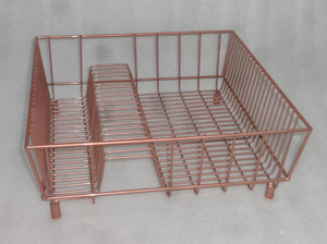 Escurridor de platos de malla de alambre de hierro y Metal blanco, cesta de uso de cocina para el hogar, Hotel, accesorios para el hogar - Product Image 4