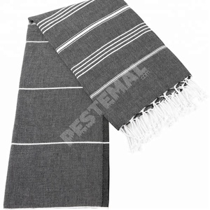 Personalised <b>Luxury</b> Turkish <b>Beach</b> <b>Towels</b> Jacquard Oversized Hammam Fouta Bath <b>Towel</b> Organic Cotton Striped Peshtemal Spa Wrap - Product Image 4