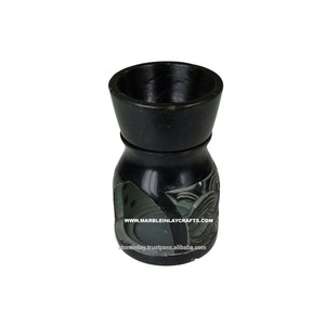 Soapstone Black Aroma Oil Burner - Product Image 1
