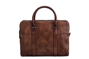 Retro <b>Mens</b> Canvas <b>Leather</b> Laptop <b>Messenger</b> <b>Bag</b> - Product Image 2