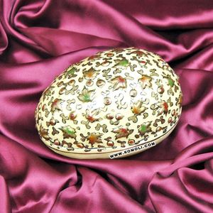 Boîte à œufs de pâques, soin artisanal, peint à la main en papier, souvenirs boîte cadeau, 5 pièces - Product Image 3