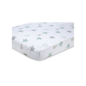 New Arrival Custom Print Fitted Crib Sheet - Product Image 1
