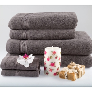 Ensembles de serviettes de bain personnalisées de couleur unie Serviette de bain absorbante douce pour la maison Hôtel Saloon SPA Vente en gros en Inde - Product Image 2