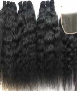 La meilleure couleur naturelle douce et lisse non traitée de prolongements indiens de cheveux humains de Vierge de Remy - Product Image 2