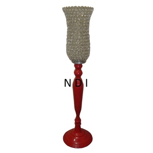 <b>Red</b> Antique Finishing <b>Pillar</b> <b>Candle</b> Stand Parties Decoration For Weddings And Engagement Parties Decoration Metal <b>Candle</b> Stand - Product Image 1