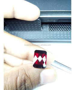 Granate Rojo Natural Octogonal de 10x14mm, 8.20ct, Certificado por AIGS, Piedra Preciosa Zambiana Sin Calentar para Joyería al por Mayor - Product Image 2