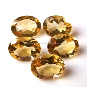 5mm 6mm 7mm Citrino natural facetado Corte ovalado Precio calibrado Piedras preciosas sueltas Proveedor Precio de distribuidor de fábrica en línea Alibaba Comprar - Product Image 1