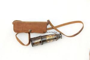 Calvin thủ công mỹ nghệ hải lý cướp biển đồng thau Kính thiên văn cầm tay Viking sưu tập với trường hợp da Quà Tặng mới lạ - Product Image 3