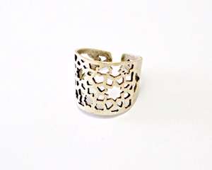 Anillo turco de plata de diseño auténtico, joyería oriental otomana, Vintage, marroquí, étnico, Tribal, bohemio - Product Image 2